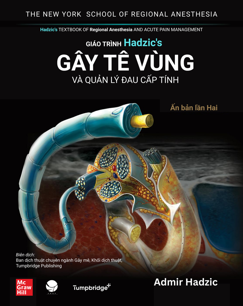 Giáo trình Gây tê vùng & Quản lý Đau cấp tính Hadzic's 2E 1536p