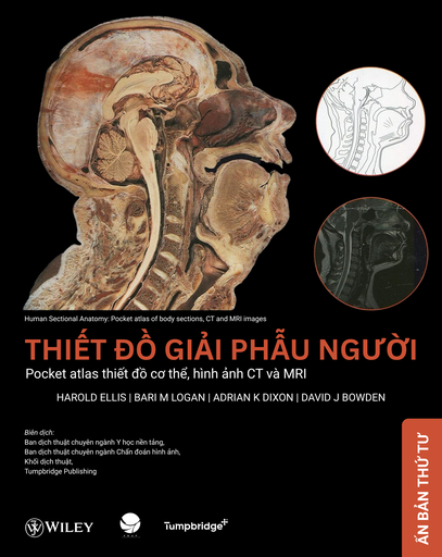 Giải phẫu thiết đồ cơ thể người. Atlas hình ảnh lát cắt cơ thể, CT & MRI 4E 288p